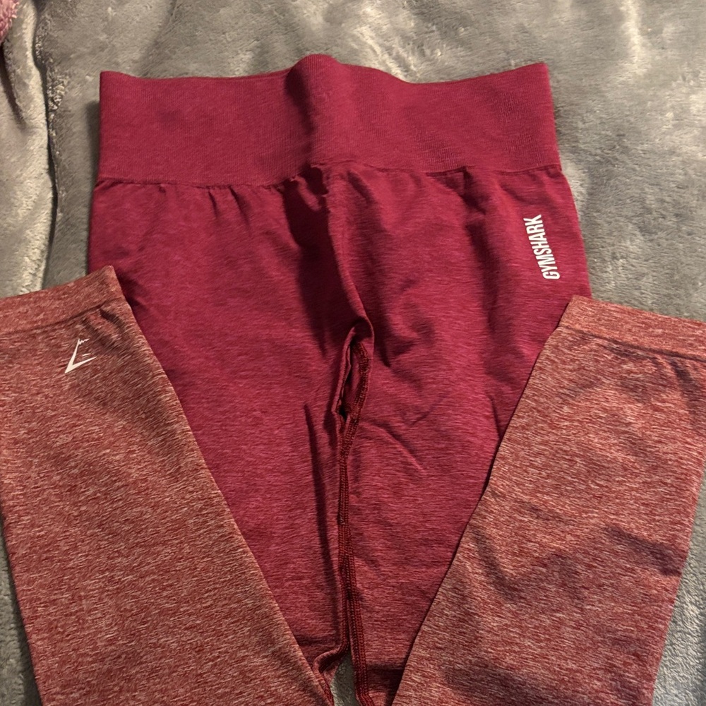 Gymshark Kids Burgundy Leggings